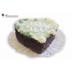 Fradi szív torta